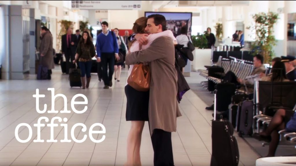 Pam and Michael of The Office. Pic: YouTube